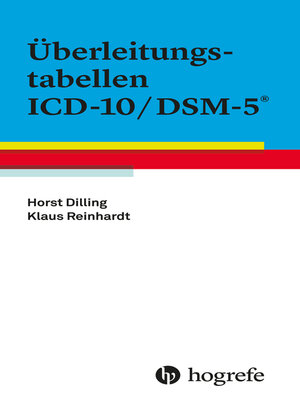 cover image of Überleitungstabellen ICD–10/DSM–5